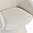thumbnail image 6 of Duhome Modern Chenille Upholstered Armchair with Down & Silk Blend Filling, Faux Linen Fabric, T-Shaped Cushion, and Dual Armrest Pillows, 6 of 8