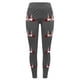 thumbnail image 3 of MKLEKYY Leggings para mujer, leggings de entrenamiento, leggings con estampado navideño, pantalones de bloques de color, leggings suaves y elásticos. 4871, 3 of 4