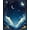 Navy Blue Gold, Pattern 1, variant on ODIKA Starry Sky Celestial Cloud With Constellation Star Map Border Pet Friendly & Kids Safe Play for Playroom, Bedroom, Reading Nook