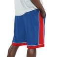 thumbnail image 2 of Men's Starter Royal/Red Buffalo Bills Vintage Fan Favorite Shorts, 2 of 2