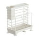 thumbnail image 1 of Estante de metal multifuncional para guardar cuchillos, soporte para tabla de cortar de encimera con jaula para palillos, organizador de montaje en pared sin taladro., 1 of 6