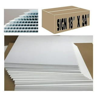 White Top Corrugated Sheet - 18 x 24