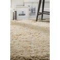 thumbnail image 6 of SAFAVIEH Polar Abbot Solid Shag Runner Rug, Light Beige, 2'3" x 6', 6 of 8