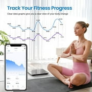 RENPHO USB Rechargeable Digital Smart Scales for Body Weight with App, 400 lbs
