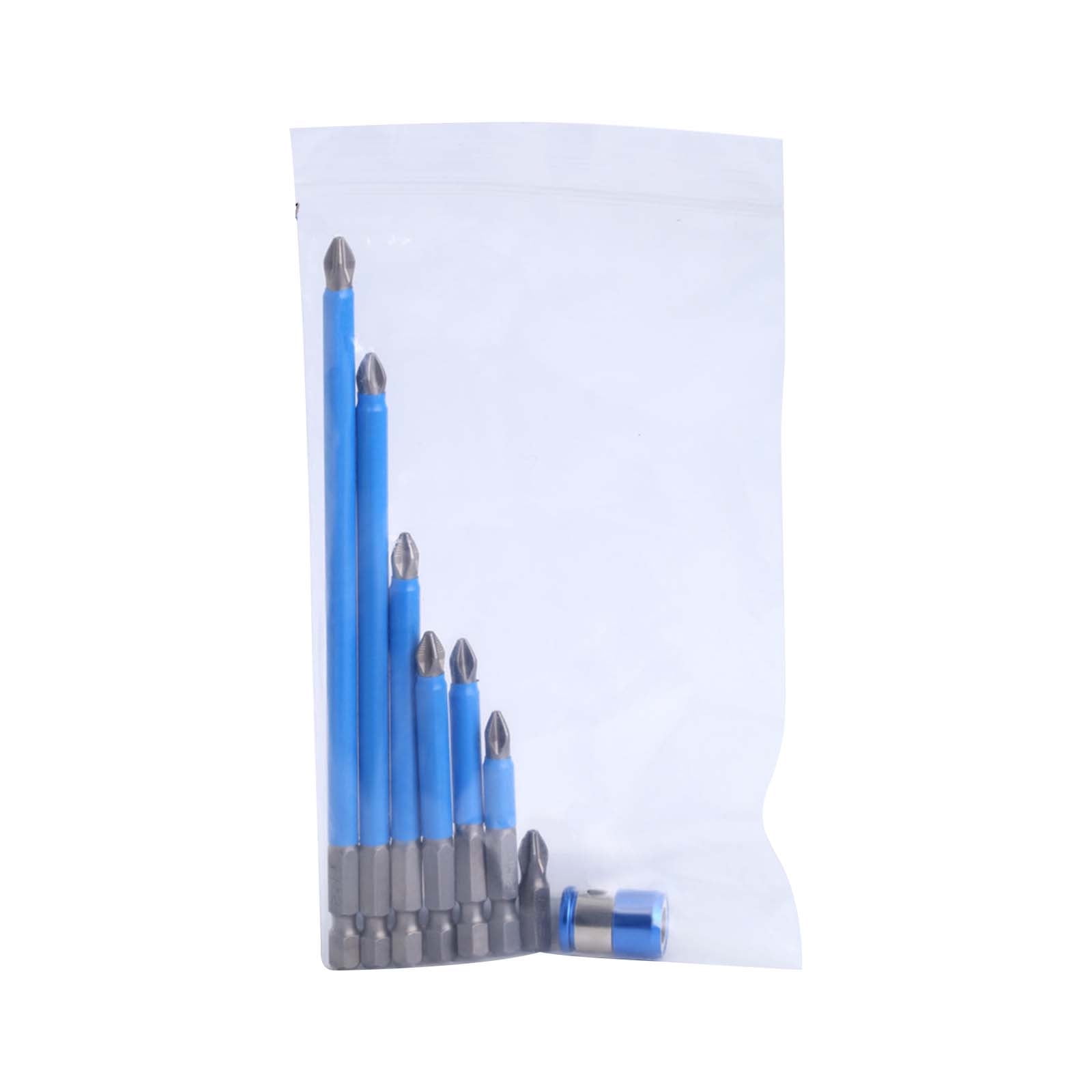 Magnetic Screwdriver Set, Slip Screwdriver Set of 7 Steel Screwdriver Tip Screwdriver Head Drill Screwdriver Head Small Screwdriver Set