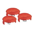 thumbnail image 1 of Black and Decker 3 Pack Of Genuine OEM Replacement Spool Caps # RC-100-P-3PK, 1 of 3