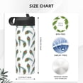 thumbnail image 4 of Pofeuu Colorful Grass Print 18oz Sports Insulated Kettle, Sports Bottle Water Bottles For Men Women For Gym Hiking Camping Running Mountain Bike Outdoor Sports, 4 of 8