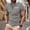 #599-Gray, variant on Haivin Men's Color-blocked Mandarin Collar Shirt, Short Sleeve Pullover with Button Details, for Casual Daily Wear