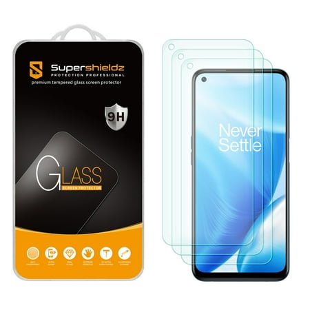 [3-Pack] Supershieldz for OnePlus Nord N200 5G Tempered Glass Screen Protector, Anti-Scratch, Anti-Fingerprint, Bubble Free