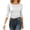 White, variant on zbxnLI Women's 3/4 Sleeve Tee Top Slim Tight T Shirt for Women Comfy Casual Work Dress Pullover Basic Tshirt
