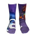 thumbnail image 2 of Lsque inside out 2 Print Women's Men's Novelty 16in Crew Socks Cotton Socks Knee High Socks for Walking,Running,Nurses,Pregnancy, 2 of 6