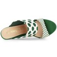 thumbnail image 4 of BLISSFUL STEP Women's Printed Stiletto Heels Slides Sandals, 4 of 6