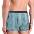 thumbnail image 6 of Salouo Turquoise Wooden1 Print Men's Boxer Briefs,Breathable Underwear Elastic Waistband Briefs for Men -Large, 6 of 8
