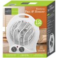 thumbnail image 2 of Hauz - Ventilateur Portable 12 Pouces + Chauffage, Thermostat Réglable, 1500W, Blanc, 2 of 2