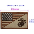 thumbnail image 4 of Marine Corps Tactital Patch USMC EGA Patch American Military Flag Morale Badge Patch Hook and Loop, 4 of 6