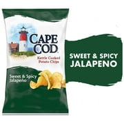 Cape Cod Potato Chips, Sweet & Spicy Jalapeno Kettle Chips, 7.5 oz