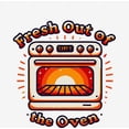 thumbnail image 2 of "Fresh Out Of The Oven" Youth White Crew Neck Short Sleeve Tee-Small, 2 of 2