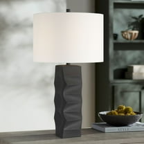 Aidan 31" High Modern Black Ceramic 3-Way Table Lamp