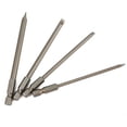 thumbnail image 4 of 4Pc 100Mm Slotted Screwdriver Bit 3Mm-6Mm Magnetic Flat Head 1/4" Hex Shank, 4 of 9