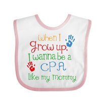 Inktastic CPA Like Mommy Boys or Girls Baby Bib