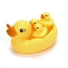 DZT1968Mummy & Baby Rubber Race Squeaky Ducks Family Bath Toy Kid Game Toys