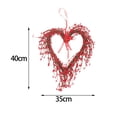 thumbnail image 2 of Guirnalda de  de San Valentín Corona Colgante de lantera para La Decoración Del Dormitorio de La Sala de Est Yuyangstore corona colgante, 2 of 7