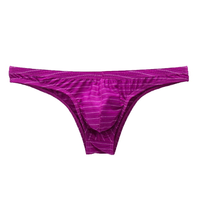 Culottes pour Hommes Aguichant Culottes Bikini pour Hommes Demi-Hanche Taille Basse Culottes Rayées Colorées