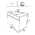 thumbnail image 5 of Mueble Gabinete Tocador para Baño Flotante (Lombardía/Encino Polar) DECOMOBIL MUEBLE GABINETE PARA BAÑO, 5 of 5