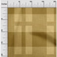 thumbnail image 2 of oneOone Viscose Jersey Dark Mustard Fabric Check Diy Clothing Quilting Fabric Print Fabric By Yard 60 Inch Wide, 2 of 7