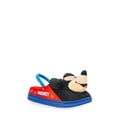 thumbnail image 2 of Mickie Mouse and Donald Duck Toddler Boys' 3D Character Slippers with Back Strap, 2 of 5