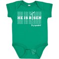 thumbnail image 3 of Inktastic He is Risen Mirror Words Boys or Girls Baby Bodysuit, 3 of 5