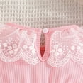 thumbnail image 4 of aidice Newborn Girl Clothes Infant Lace Bow Ruffle Onesie Cute Comfy Toddler Baby Clothes Fashion, 4 of 7