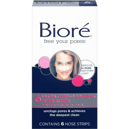 2 Pack - Biore Ultra Deep Cleansing Pore Strips Nose 6