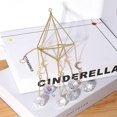 thumbnail image 4 of Bienvenido Atrapasol de cristal chapado en oro, colgante de cristal, atrapaluz de cristal, capa de estrella de mar dorada, prismas de cristal, adorno colgante para bodas, fiestas, habitaciones,, 4 of 6