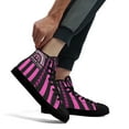 thumbnail image 5 of Breast Cancer Awareness In October We Wear Pink High Top Canvas Shoes Sneakers Black Size 13, 5 of 7