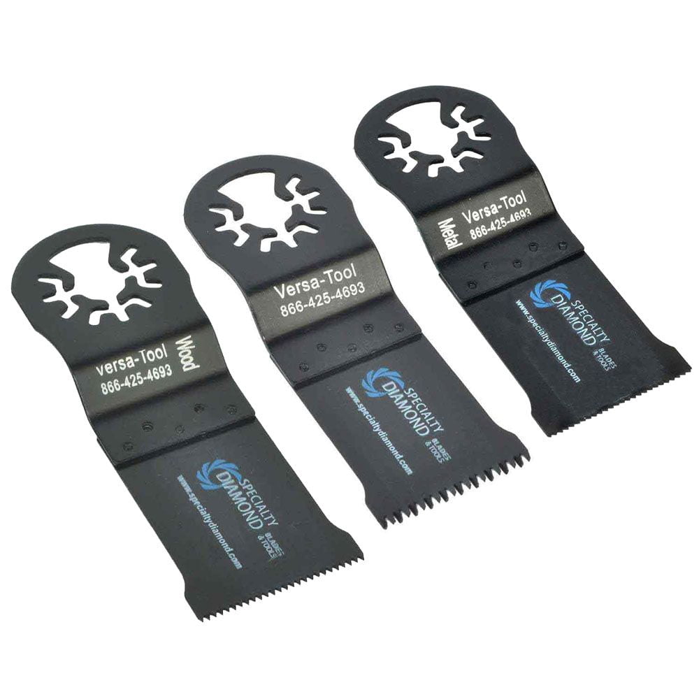 Versa Tool DB-K1 3 PC Set Oscillating Multi Tool Saw Blades Compatible With Dremel Multi Max (DB1A1B1C)