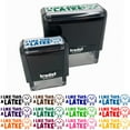 thumbnail image 1 of I Like This a Latke Lot Teacher Student School Self-Inking Rubber Stamp Ink Stamper - Black Ink - Large 2-3/4 Inch, 1 of 7