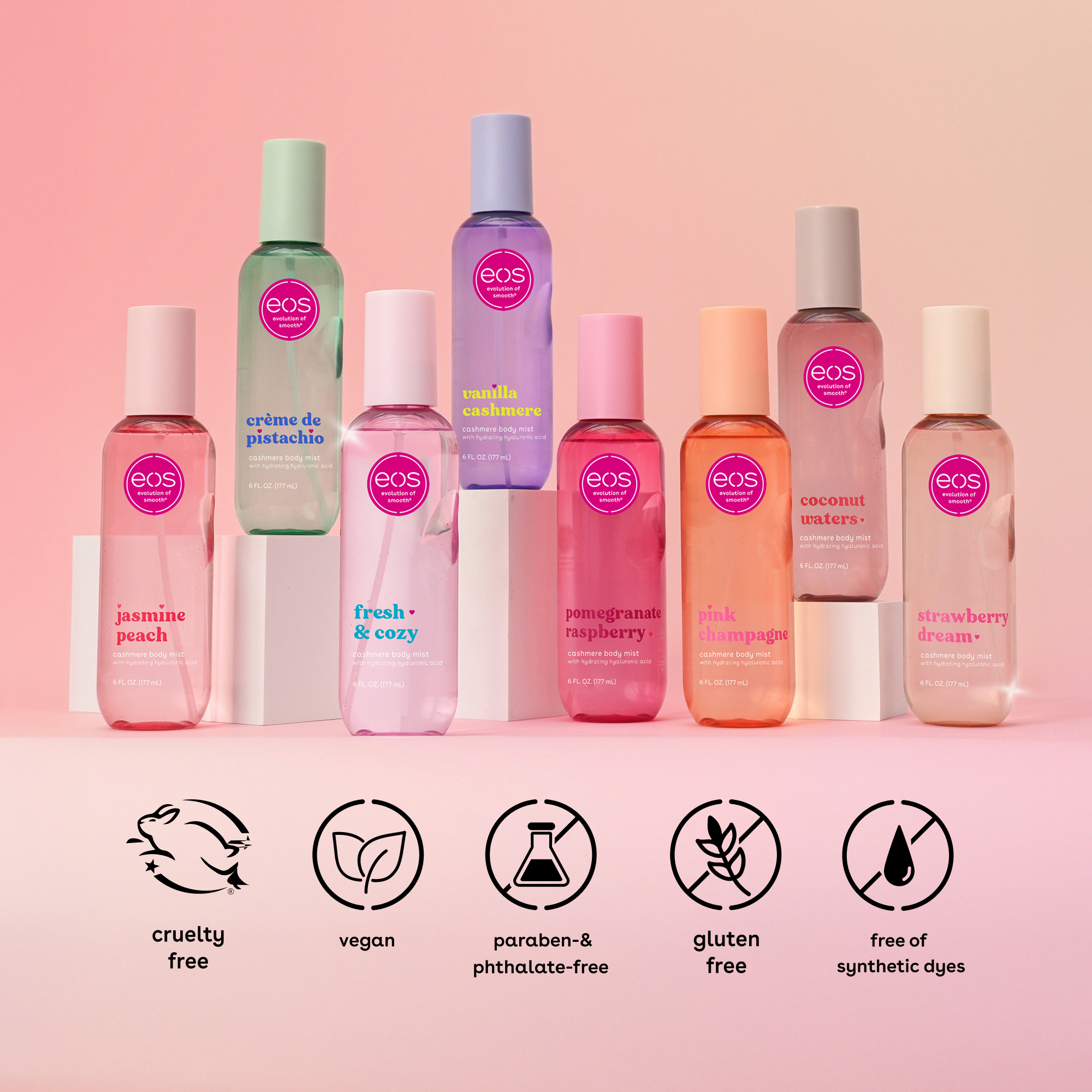 Eos Cashmere Body Mist for Women, Vanilla photo 7