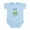 Sky Blue, variant on CafePress - Murky Monster Infant Bodysuit - Baby Light Bodysuit, Size Newborn - 24 Months