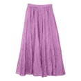 thumbnail image 6 of Elegant Flowy Women's High Waist Skirt Boho Maxi Long Skirt with Elastic Waist for Daily Wear and Party, 6 of 6