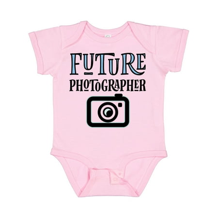 

Inktastic Future Photographer Childs Camera Gift Baby Boy or Baby Girl Bodysuit