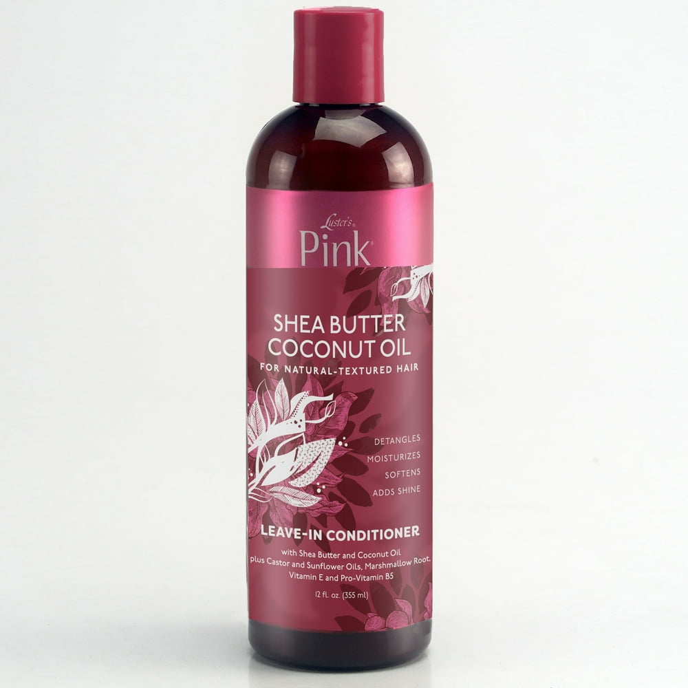 Luster Pink 12 Oz. Shea Butter Coconut Oil Leavein Conditioner