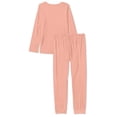 thumbnail image 6 of FOR U DESIGNS Pink Penguin Pajama Sets for Women 2 Piece Long Sleeve Crew Neck Tops Size 3XL Nightwear for Women Fall Ladies Pj Bottoms Lightweight Sleepwear Pjs, 6 of 6