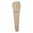 thumbnail image 6 of Afuyipoi Mens Lightweight Sport Pants Casual Elastic Waist Drawstring Jogger Pants with Pockets Khaki Size M, 6 of 9