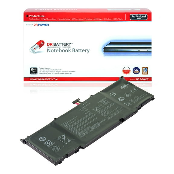 Dr. Battery - Replacement for Asus FX502VD / FX502VD-FY087T / FX502VD-NB76 / FX502VE / FX502VE-DM063T / 41CP7 / 60 / 80 / B41N1526