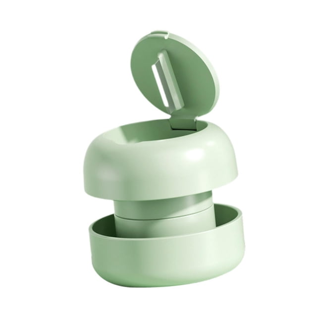 Esquirla Pill Crusher Cutter Bottle Easy to Use 2 in 1 Pill Grinder Splitter green