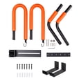 thumbnail image 2 of /Moped Surfboard Rack, Lightweight Aluminum Surf Board Carrier for Outdoors Motorcycle Mount Holder Wall Mount Surfboard Rack Set (Orange), 2 of 7