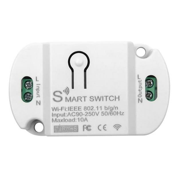 Interruptor Inteligente Inalámbrico Matsuzay 10A wifi Control Remoto Temporizador