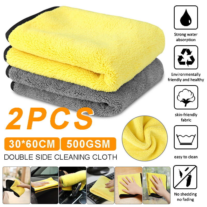 6 Pcs Carcarez Microfiber Towel Wash Auto Car Home Cleaning Wash Clean Cloth 