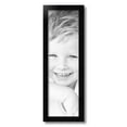 thumbnail image 2 of ArtToFrames 7" x 23" Satin Black Picture Frame, 7x23 inch Black Wood Poster Frame (WOM-1451), 2 of 8